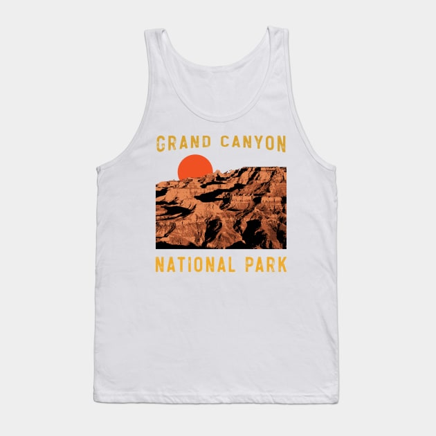 Vintage Grand Canyon National Park Arizona Desert Mountain Tank Top by mrsmitful01